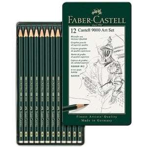 Creioane Castell 9000 12 bucati/set 
