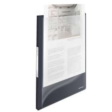 Dosar de prezentare cu 20 file incluse, negru, Panorama Vivida Esselte