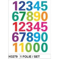 Sticker Magic numere, strasuri, 1folie/set, H3279 HERMA