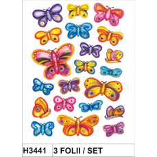 Sticker Decor cu fluturasi, 3folii/set, H3441 HERMA