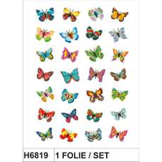 Sticker Magic fluturasi, stralucitori, 1folie/set, H6819 HERMA
