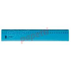 Rigla plastic albastru transparent 30cm Alco