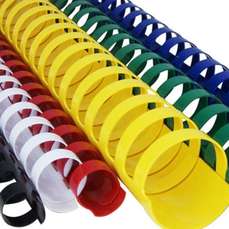 Inele din plastic, 16mm, alb, 100buc/cut, pentru indosariere Fellowes