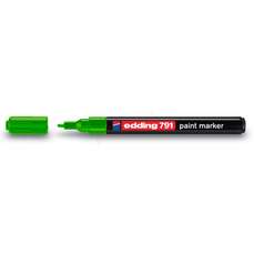 Permanent marker cu vopsea verde, varf 2,0 mm, Edding 791