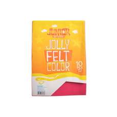 Fetru A4, roz, 180g/mp, 10buc/set, Junior J135 037