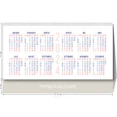 Calendar triptic de birou, 21,3cm x 11cm, 2024, EGO