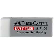Guma cauciuc sintetic, alba, dust free, Faber Castell-FC187120