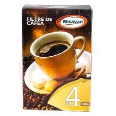 Hartie filtru cafea, nr.4, 100buc/cutie, MSV