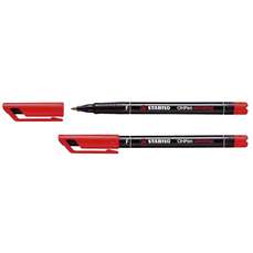 Permanent marker OHP rosu, varf 0,4 mm, 841/40 Stabilo