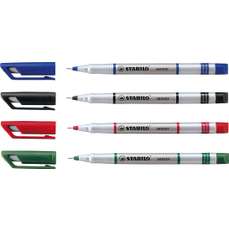 Liner 4 culori/set, varf 0,3mm, Sensor Stabilo