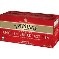 Ceai Twinings English Breakfast Tea, negru, 25plicuri/cutie
