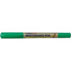 Whiteboard marker verde, cu 2 varfuri 0,4/1,0 mm, Artline 541T