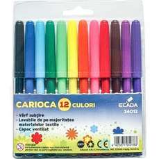 Carioca 12 culori/set Ecada