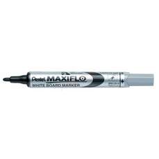 Whiteboard marker negru, varf 4,0 mm, MWL5S-A Maxiflo Pentel