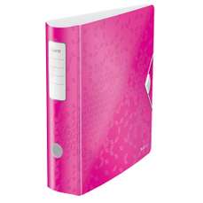 Biblioraft 8,2cm, roz metalizat, 180 grade Active Wow Leitz
