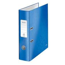 Biblioraft 8cm, albastru metalizat, 180 grade Wow Leitz