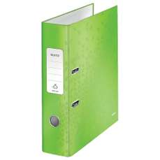 Biblioraft 8cm, verde metalizat, 180 grade Wow Leitz