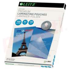 Folie de laminator, A4, 100 microni UDT Leitz