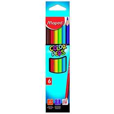Creioane colorate 6culori/set, Color Peps Star Maped