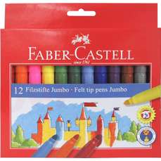 Carioca 12 culori/set Jumbo Faber Castell-FC554312