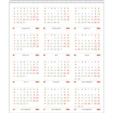 Calendar de birou gri, Prisma, 2024, EGO