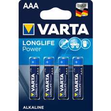Baterie alcalina, cilindrica LR3, AAA, 4buc/set, V4903, LongLife Power Varta