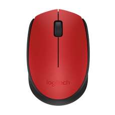 Mouse optic, wireless, rosu/negru, 3 butoane si 1 scroll, M171 Emea Logitech