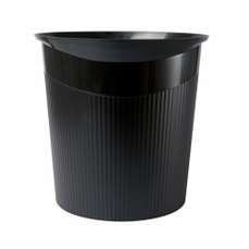 Cos plastic pentru gunoi, negru, 13L, Re-Loop Han