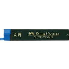 Mine creion mecanic 0,7mm, 2B, Super-Polymer Faber Castell-FC120702