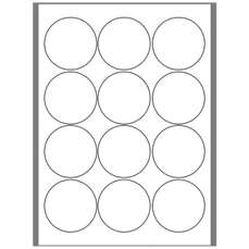Etichete autoadezive rotunde, diam.32mm, 120buc/set, 10coli/set, albe, Tanex