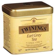 Ceai Twinings Earl Grey, negru, cutie metal, 100g