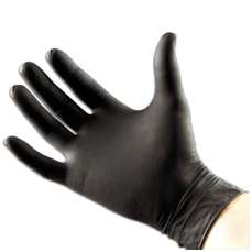 Manusi examinare din nitril, nepudrate, negre, marimea L, 100 buc/set