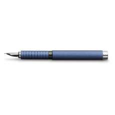 Stilou Essentio Aluminium Albastru, varf M, Faber Castell
