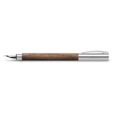 Stilou Walnut Wood, varf M, Ambition Faber Castell