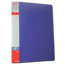 Dosar de prezentare A4 cu 60 file incluse, albastru, Daco