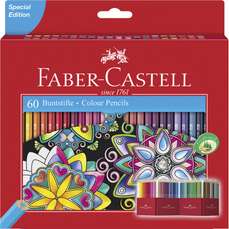 Creioane colorate 60culori/set, Faber Castell-FC111260