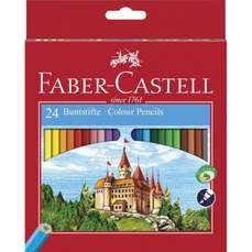 Creioane colorate 24culori/set, Eco Faber Castell-FC120124