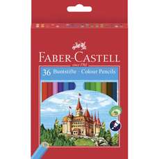 Creioane colorate 36culori/set, Eco Faber Castell-FC120136