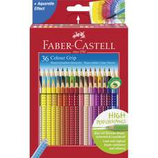 Creioane colorate 36culori/set, Grip 2001 Faber Castell-FC112442