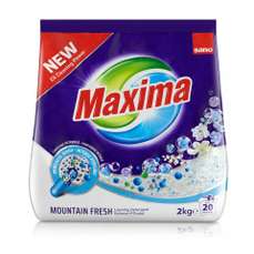 Detergent pudra pentru tesaturi, automat, 2kg, Maxima Mountain Fresh Sano