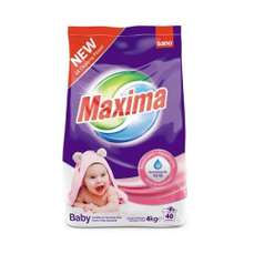 Detergent pudra pentru tesaturi, automat, 4kg, Maxima Baby Sano