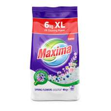 Detergent pudra pentru tesaturi, automat, 6kg, Maxima Spring Flowers Sano