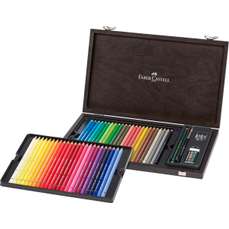 Creioane colorate acuarela, in cutie lemn, 48culori/set, A.Durer, Faber Castell-FC117506