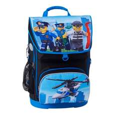 Ghiozdan scolar Maxi + sac sport, design City Police Chopper LEGO