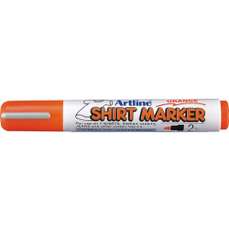 Permanent marker pentru textile, portocaliu pastel, varf 2,0 mm, Artline T-Shirt