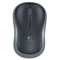 Mouse optic, wireless, negru/gri, 3 butoane si 1 scroll, M185 Logitech