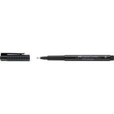 Permanent marker negru, pentru desen, schite, varf 0,7mm, Pitt Artist Pen, Faber Castell-FC167399
