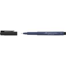 Permanent marker albastru indian,247,pentru desen,schite, varf 0,3mm, Pitt Artist Pen, Faber Castell-FC167247