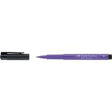 Permanent marker violet purpuriu, 136, pentru desen, varf pensula, B, Pitt Artist Pen, Faber Castell