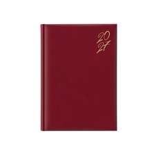 Agenda zilnica 2027, 15x21cm, rosu, 460 New Karachi Gold